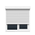 Aluminum profile for motorized roller shutters windows